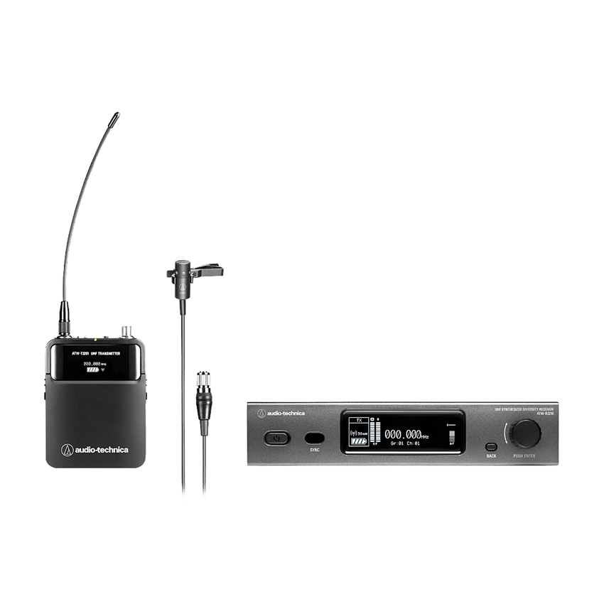 Sistema Inalámbrico | Banda DE2 | 40 Canales Simultáneos | Alcance 100 m (328 ft) | Receptor True Diversity | Transmisor Body-Pack con Micrófono Lavalier