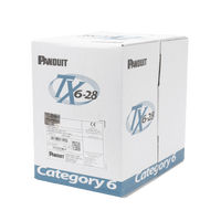 Bobina de Cable UTP 305 Metros (1000 Pies) de Cobre TX6-28�, Gris, Categor�a 6, Di�metro Reducido (28 AWG), CM/LSZH, de 4 Pares