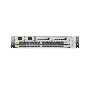 OLT Modular tipo Chasis GPON/XGS-PON Combo,1 Tarjeta de Servicio de 16 Puertos GPON, 2 Ranuras, 1 Fuente de Alimentación AC, 2 UR