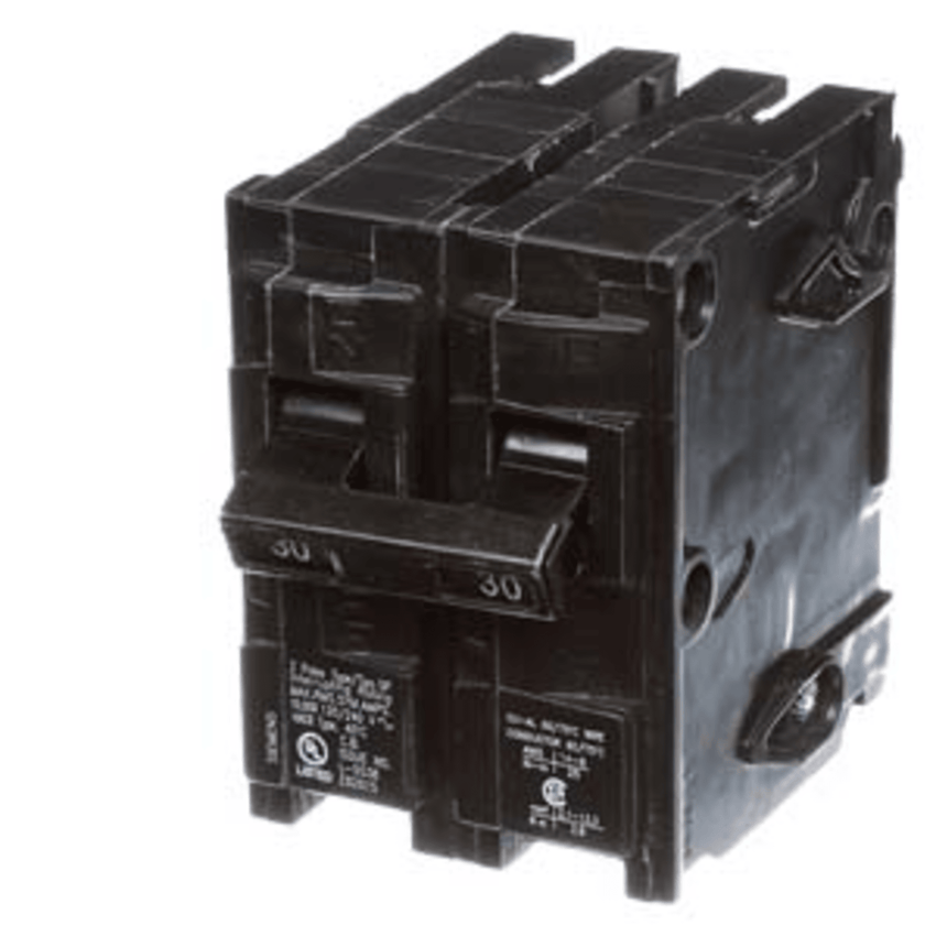 Interruptor automático enchufable tipo QP 2 polos, 30 amp