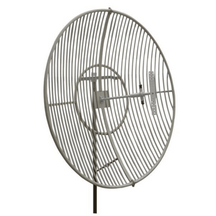 Antena Parabólica de Rejilla | 824-894 MHz | 21 dBi de Ganancia | Cubre muy bien la Banda 5 (850 MHz) Celular. Antena Donadora que se utiliza para los amplificadores de señal celular para cubrir comunidades alejadas.