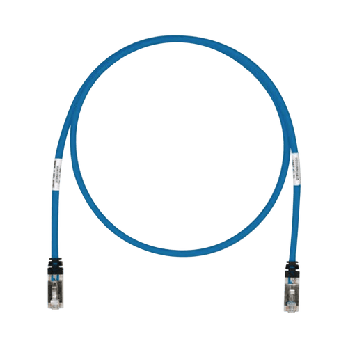 Patch Cord Cat6A, Blindado S/FTP, CM/LS0H, 20 m, Color Azul