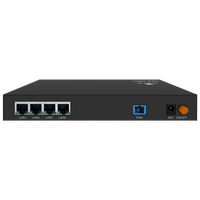 ONU Dual EPON/GPON / 4 Puertos PoE 802.3af/at Gigabit / 1 Puerto SC/UPC