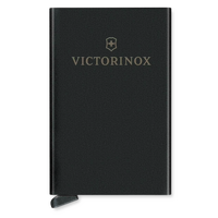 Tarjetero / Almacenamiento Seguro 4-6 Tarjetas / Aluminio Duradero / Protección RFID / Sistema Deslizamiento Patentado / Color Negro.