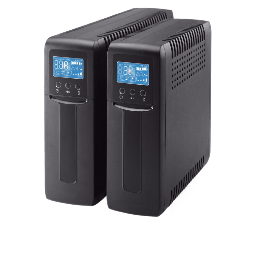 UPS de 1500 VA/900 W, Topología Línea Interactiva, Entrada 120 Vca NEMA 5-15P, Tipo Mini Torre, Con 12 Tomas NEMA 5-15R