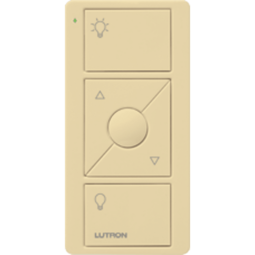 Control remoto PICO 3 botones encender/apagar, subir/bajar intensidad, color blanco, complemente con un atenuador Caseta, RA2, RadioRa2.