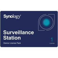 Licencia de Dispositivos de Vigilancia Synology | Paquete de 1 Licencia | Compatibilidad con Cámaras IP, Módulos de E/S, Altavoces IP | Gestión Centralizada CMS | Licencias Predeterminadas Incluidas.
