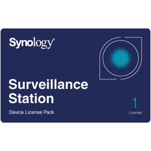 Licencia de Dispositivos de Vigilancia Synology | Paquete de 1 Licencia | Compatibilidad con Cámaras IP, Módulos de E/S, Altavoces IP | Gestión Centralizada CMS | Licencias Predeterminadas Incluidas.