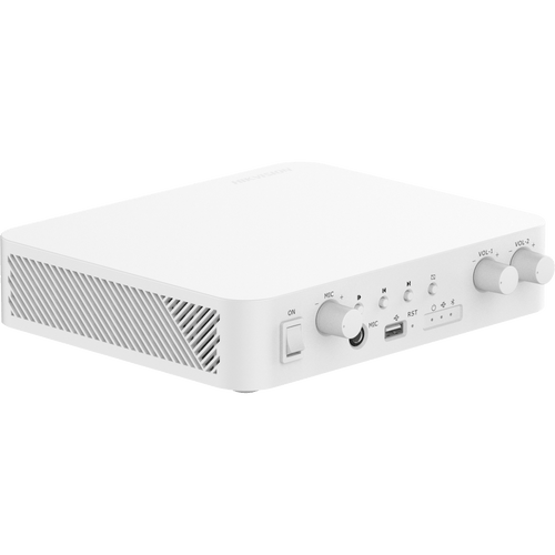Amplificador | Bluetooth | 2 Canales | 40 W por Canal | 100V | Hik-Connect | Una Zona | Musica Ambiental