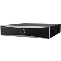 NVR 12 Megapixel (4K) / 32 Canales IP / Reconocimiento Facial / AcuSense / 8 Bahías de Disco Duro /  2 HDMI en 4K / Alarmas I/O