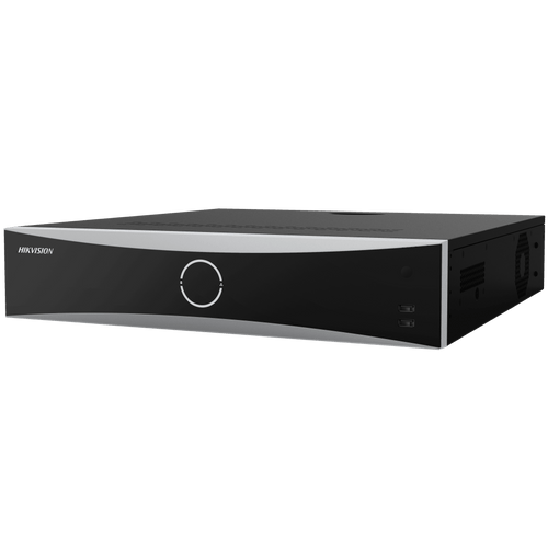 NVR 12 Megapixel (4K) / 32 Canales IP / Reconocimiento Facial / AcuSense / 8 Bahías de Disco Duro /  2 HDMI en 4K / Alarmas I/O