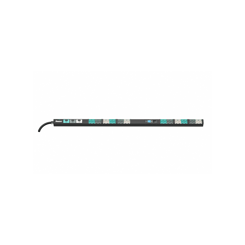 PDU Inteligente Monitoreable y Switchable EL2P para Distribución de Energía, Enchufe de Entrada NEMA L21-30P, Con 24 Salidas C13/C15 y 24 C13/C15/C19/C21, de Instalación Vertical, 208 Vca, 30 Amp