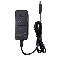Adaptador de Corriente DC / 5V 3A 15W / Entrada 100-240V AC / Protección Sobre-Corriente y Cortocircuito / LED Indicador / Plug 5.5mm x 2.1mm