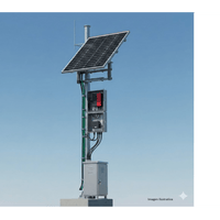 Kit Solar de 35 W con PoE 802.3af y PoE Pasivo 24 Vcc para una Cámara IP y un Radio Ubiquiti airMAX o Cambium ePMP.