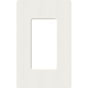 Placa de pared 1 espacio, para atenuador (dimmer), apagador ó control remoto inalámbrico LUTRON.