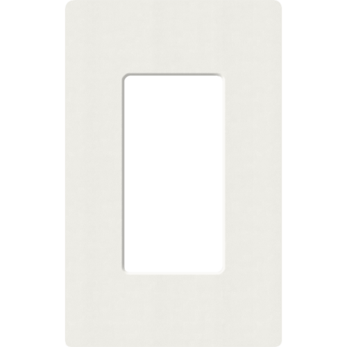 Placa de pared 1 espacio, para atenuador (dimmer), apagador ó control remoto inalámbrico LUTRON.