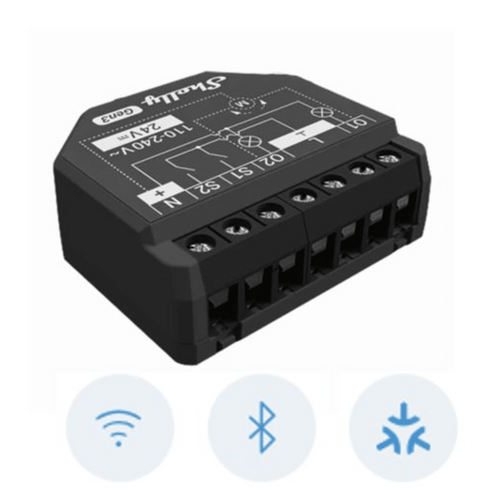 Apagador inteligente Wifi 2.4 / 2 canales  Para apagador doble / 10A por canal / Compatible con asistentes de voz