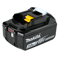 Batería LXT Litio-Ion de 18V 3 Ah, con led indicador de nivel de carga.