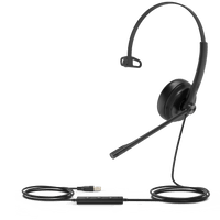 Diadema Alámbrica UH34 Mono de Yealink USB Compatible con Teléfonos IP y Computadoras.