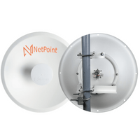 Doble Antena Direccional de alto rendimiento / diámetro  de 39.6 cm / 4.9-7.2 GHz / Ganancia 27 dBi / SLANT de 45 ° y 90 °  / Conector N-Hembra / Montaje, jumpers y radomo incluidos.