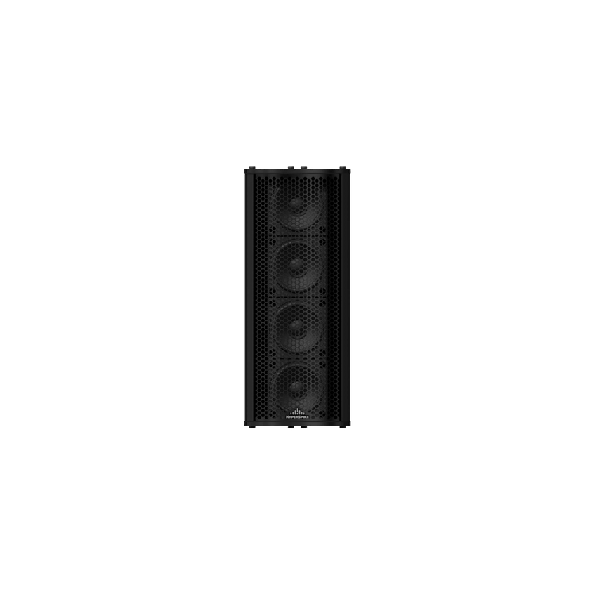 Altavoz De Arreglo Lineal Tipo Torre, 187°H/45°V, Con 4 Bocinas Alta Fidelidad, Ideal Para Entornos Reverberantes, Consumo 40W, Color Negro, Certificado UL 1480, Serie LineWave