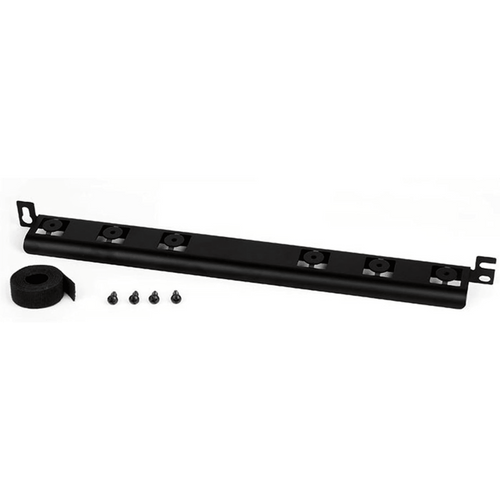 Barra para Aliviar Tensión o Peso Atrás de Patch Panel, Para Administración de 72 Cables, Color Negro