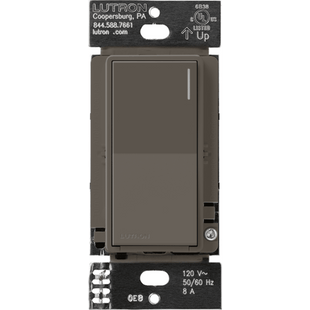 (RadioRa3) Apagador Sunnata color blanco para linea Radio Ra3, 8A de iluminacion, 5.8A Motor