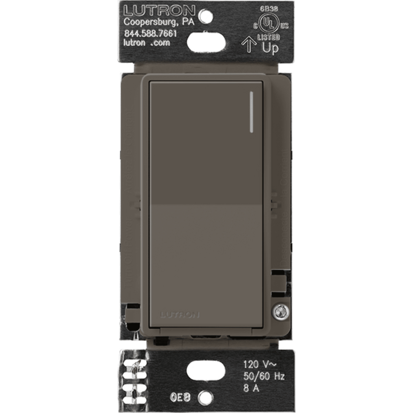(RadioRa3) Apagador Sunnata color blanco para linea Radio Ra3, 8A de iluminacion, 5.8A Motor