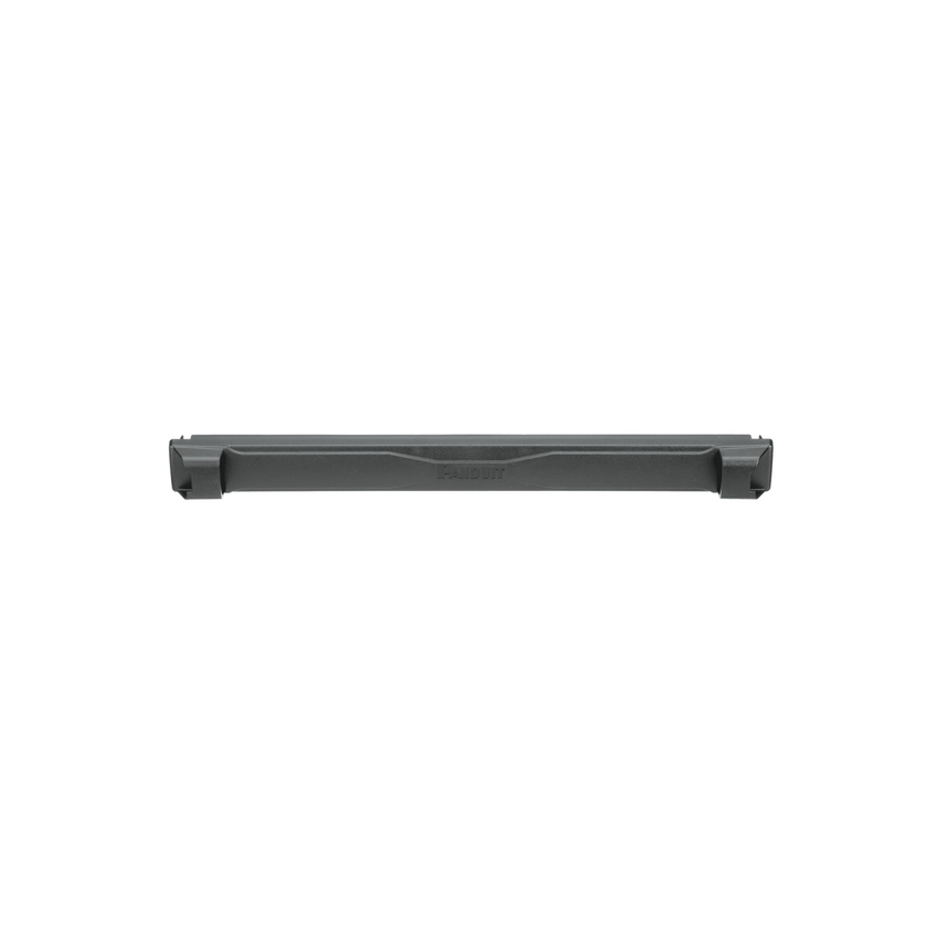 Tapa Ciega Estándar de 19in, Compatible con Racks con Rieles de Orificio Roscado, Instalación sin Herramienta, Plano, 1 UR, Color Negro