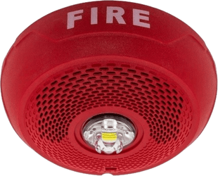 BOC C/LAMP ESTROBOSCOPICA tipo LED MONT EN TECHO CLR ROJO