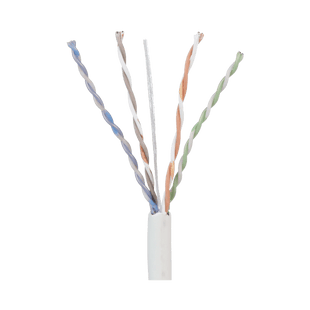 Bobina de Cable UTP 305 m. de Cobre, TX5e™  PanNet, Blanco, Categoría 5e, 24 AWG, CMP (Plenum), de 4 pares