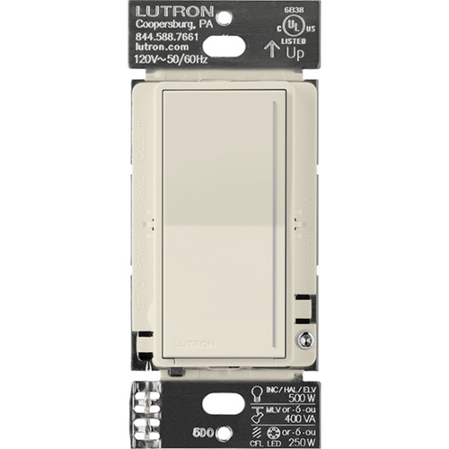 (RadioRa3) )Atenuador (dimmer) Auxiliar de pared, compañero de atenuadores multilocación. Usar en 3 vías o escalera.