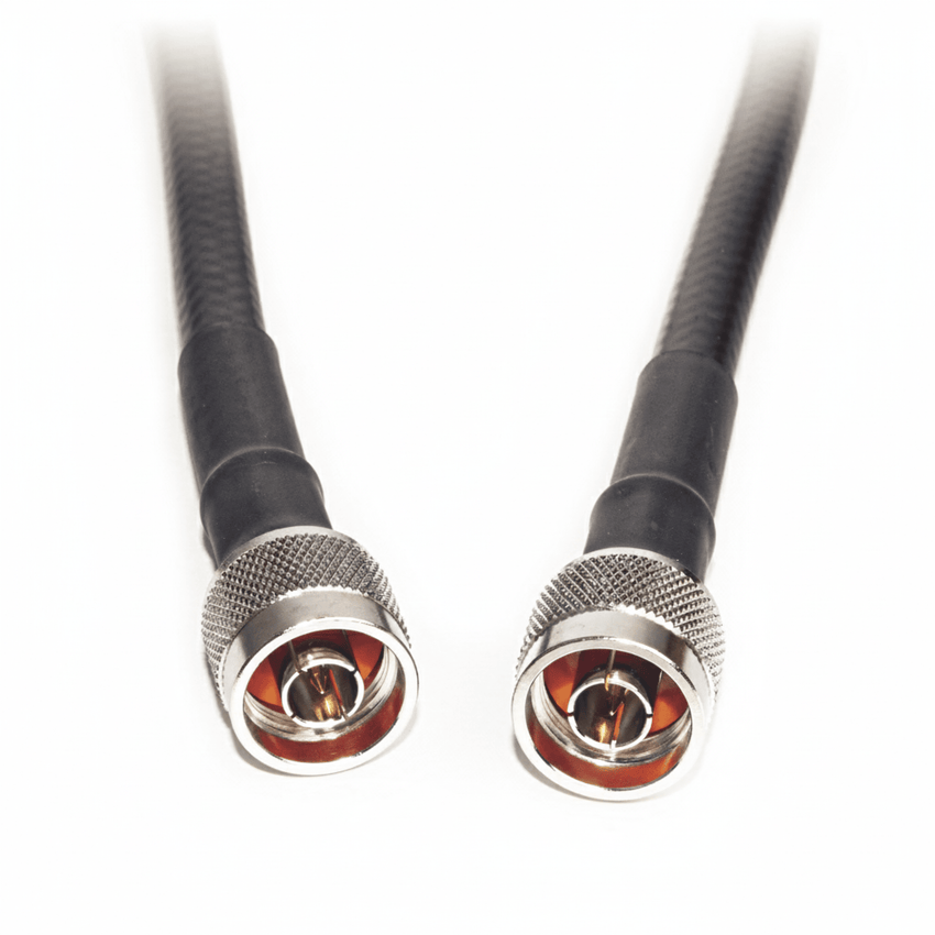 Jumper Coaxial con Cable Epcom405 | Conector N Macho en los Extremos | 30 Metros (98.43 Pies) de Longitud.
