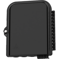 Cierre de Empalme para 24 fusiones de fibra óptica, Interior/Exterior, con 8 acopladores SC/APC y splitter 1x8 SC/APC Incluido, IP65, 3 Puertos para Fibra Troncal o Distribución