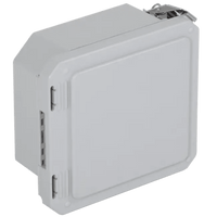 Caja Impermeable De Fibra De Vidrio, 6.77" (17.19cm) Alto x 6.77" (17.19cm) Ancho x 4.06" (10.31cm), Sin Ventanilla, Listado UL/cUL, Hecho En EE.UU, Serie EnviroArmour®