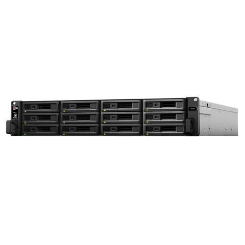 Unidad de Expansión Synology RX1217/RX1217RP | 12 Bahías de Disco | Compatible con SATA 3.5” y 2.5” | Expansión de Volumen en Línea | Fuentes de Alimentación Redundantes (RX1217RP) | Administración con
