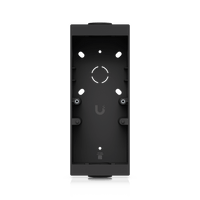 Caja de Conexión Color Negro para Lectores Profesionales UniFi Access y Doorbell, Montaje en Superficie Plana, Compatible con Conduit de 3/4”