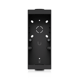Caja de Conexión Color Negro para Lectores Profesionales UniFi Access y Doorbell, Montaje en Superficie Plana, Compatible con Conduit de 3/4”