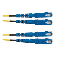 Jumper de Fibra Optica Monomodo 9/125 OS2, SC-SC Duplex, OFNR (Riser), Color Amarillo, 3 Metros (9.84 Pies)