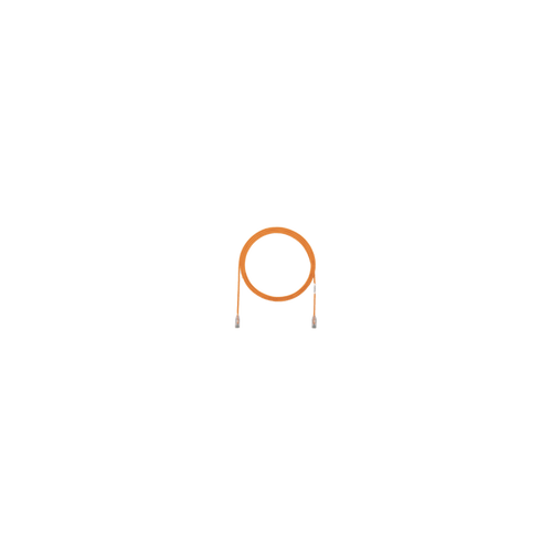 Cable de Parcheo TX6, UTP Cat6, Diámetro Reducido (28AWG), Color Naranja, 7.62 Metros (25 Pies)