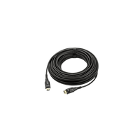 Cable Optico HDMI Híbrido | 4K@60Hz 18 Gbps | 20 m | Fibra OM3 + Cobre | LSHF | Bañado Oro 24K | HDCP 2.2 | HDR | ARC | CEC