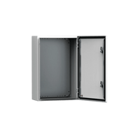 Gabinete de Uso Exterior NEMA 4/12; IP66; IK10, 600 x 400 x 240 mm, De Acero, Color Gris Claro