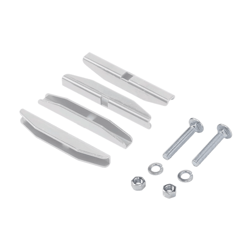 Accesorio de Empalme (Unión), Para Conexión de Escalerilla Recta, Curvas Interiores y Exteriores, de Acero, Color Blanco