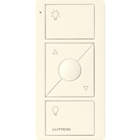 Control remoto PICO 3 botones encender/apagar, subir/bajar intensidad, color blanco, complemente con un atenuador Caseta, RA2, RadioRa2.