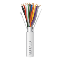Carrete de 305 Metros (1000 Pies) / Cable de Cobre / 10 x 18 AWG / Plenum / Color Blanco / Blindado / Para Aplicaciones de Alarmas de Intrusi�n / Control de Acceso / Automatizaci�n / Interfonos y Tv Porteros
