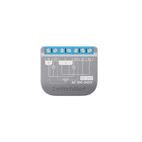 Relay Switch Inteligente 2 Canales / WiFi + BLE / Medici�n Consumo / 10A por Canal / Protecci�n Sobrecarga / Compatible Matter / 42 x 36 x 16 mm (1.7 x 1.4 x 0.6 in)