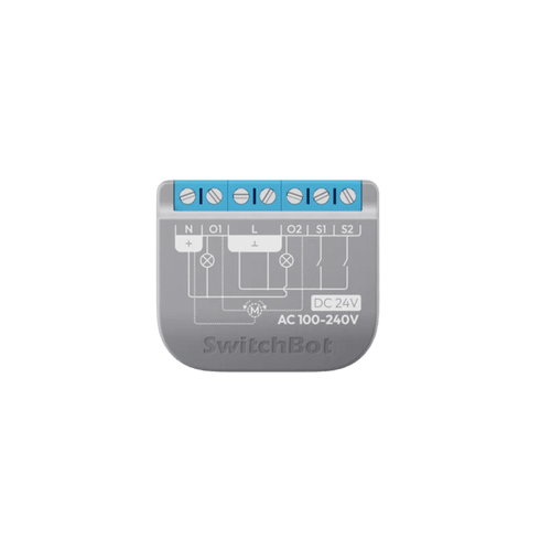 Relay Switch Inteligente 2 Canales / WiFi + BLE / Medici�n Consumo / 10A por Canal / Protecci�n Sobrecarga / Compatible Matter / 42 x 36 x 16 mm (1.7 x 1.4 x 0.6 in)