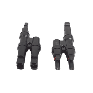 Conector  MC-4 Doble para Módulos Fotovoltaicos. Tipo 2T