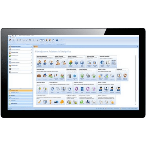 Pantalla Táctil NX0420/V2 21.5" / Windows 10 / Protección IP65 / 4 USB / HDMI / VGA / RS-232 / Wi-Fi / Helpnex Preinstalado / Montaje Panel y VESA