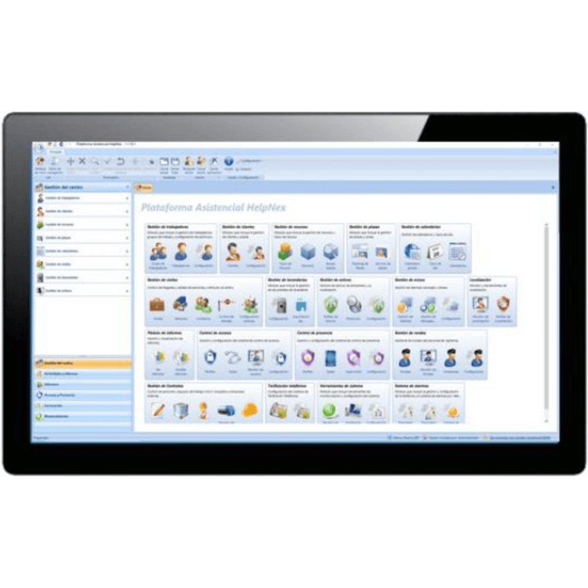 Pantalla Táctil NX0420/V2 21.5" / Windows 10 / Protección IP65 / 4 USB / HDMI / VGA / RS-232 / Wi-Fi / Helpnex Preinstalado / Montaje Panel y VESA